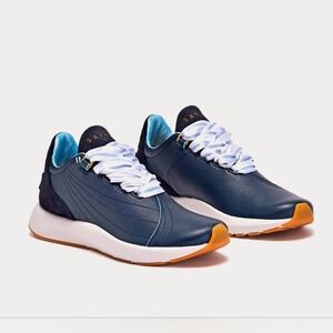NIB Saysh Two The Sneakers Size 7.5 In Navy - *No Lid*